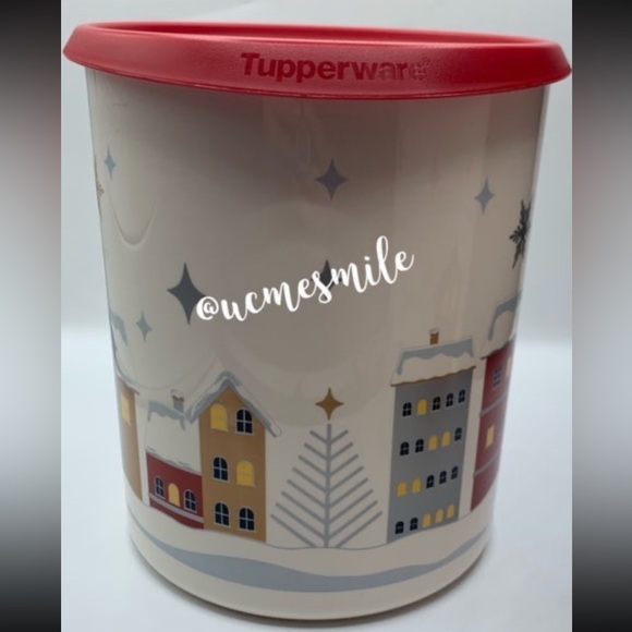 Tupperware Christmas Village Canister Set - Picture 5 of 15